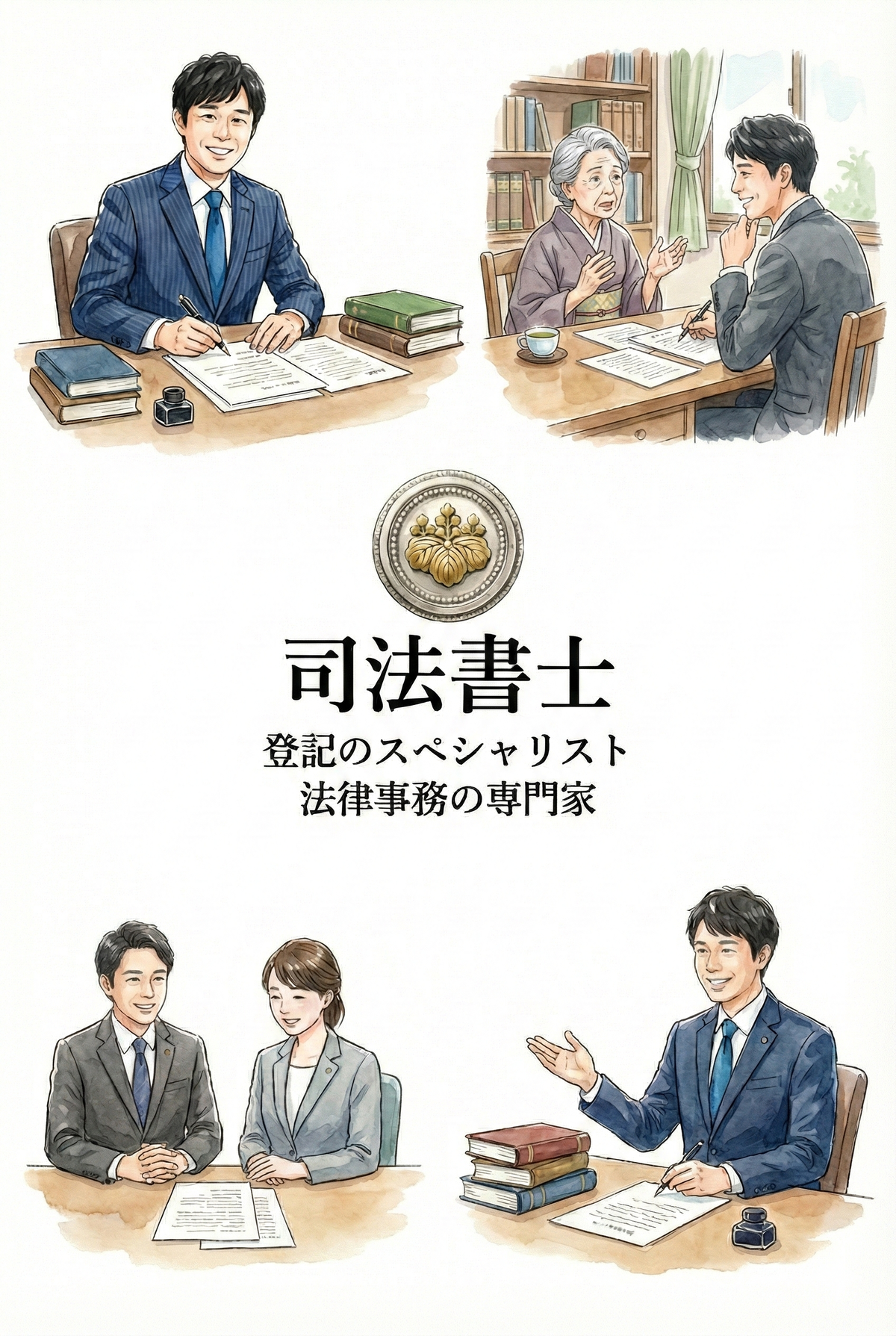 司法書士のイメージイラスト